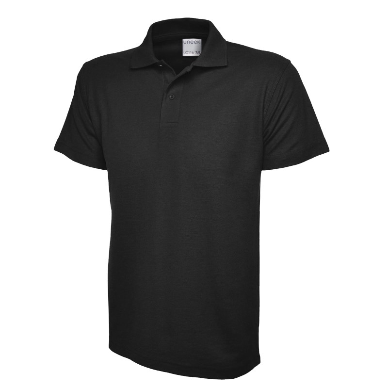 Uneek UC116 Poloshirt Kids Zwart 1 / 1