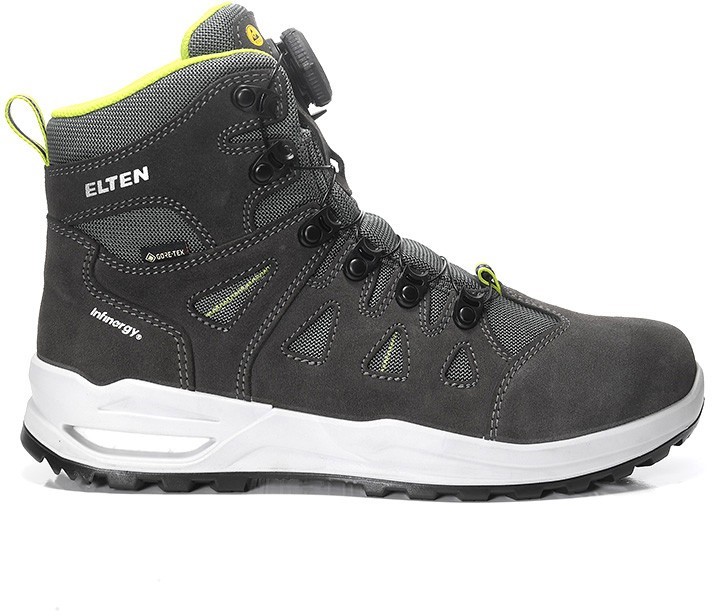 Elten RILEY XXF BOA® GTX® grey-lime Mid ESD O2 WR CI 976680 2 / 5