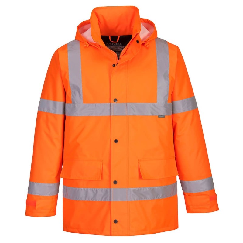 Portwest Hi-Vis Winter Traffic Jacket S460 Oranje 1 / 2