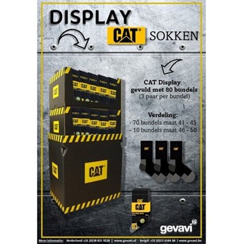 Display CAT sokken a 80 bundels (WEEKAANBIEDING!) 1 / 2