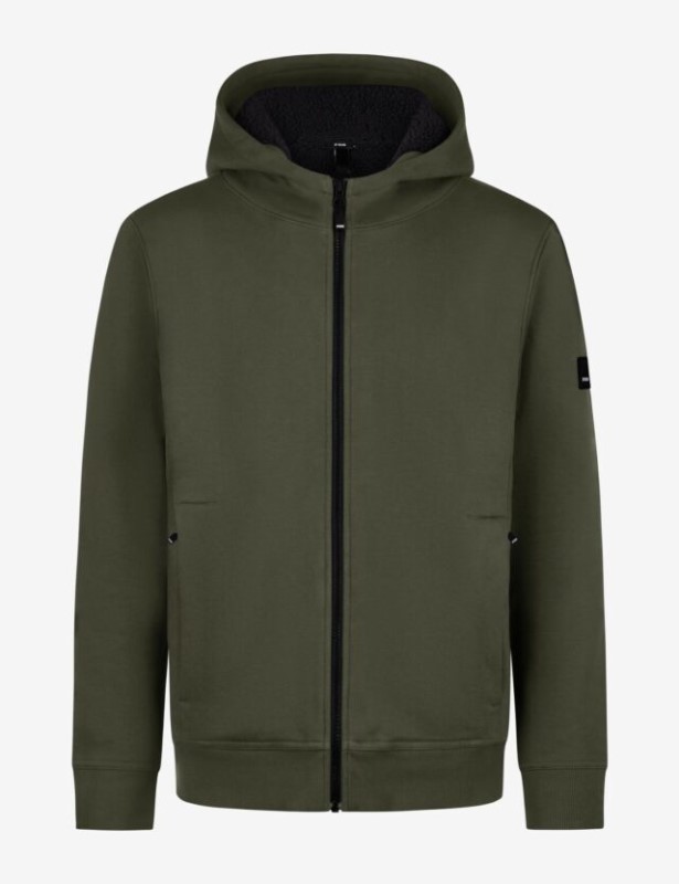 FHB HAJO unisex hoodiejas met imitatiebont 820140 3 / 4