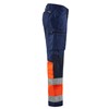 Blaklader High Vis Werkbroek met Stretch 15511811 Marineblauw/Oranje 4 / 5