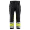 Blaklader High Vis Werkbroek met Stretch 15511811 Zwart/High Vis Geel 1 / 6