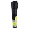 Blaklader High Vis Werkbroek met Stretch 15511811 Zwart/High Vis Geel 3 / 6