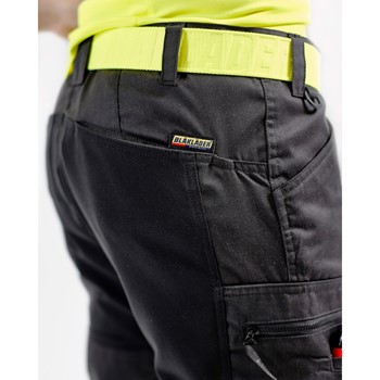 Blaklader High Vis Werkbroek met Stretch 15511811 Zwart/High Vis Geel 5 / 6