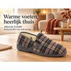 Alberola Pantoffel Wol Gevoerd Zwart T12050 (grote maten)  2 / 3