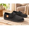 Neles Pantoffel Stretch Klitband Zwart 5500-1 2 / 3