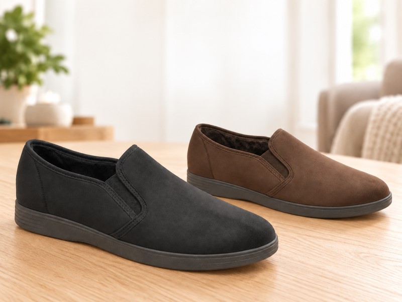 Neles Pantoffel Stretch Zwart 5503-1 2 / 4