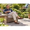 Neles Pantoffel Stretch Zwart 5503-1 3 / 4