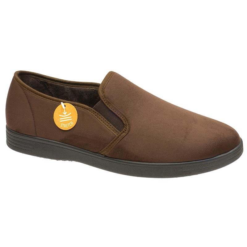 Neles Pantoffel Stretch Bruin 5503-3 1 / 1