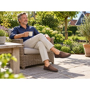 Neles Pantoffel Stretch Bruin 5503-3 3 / 4