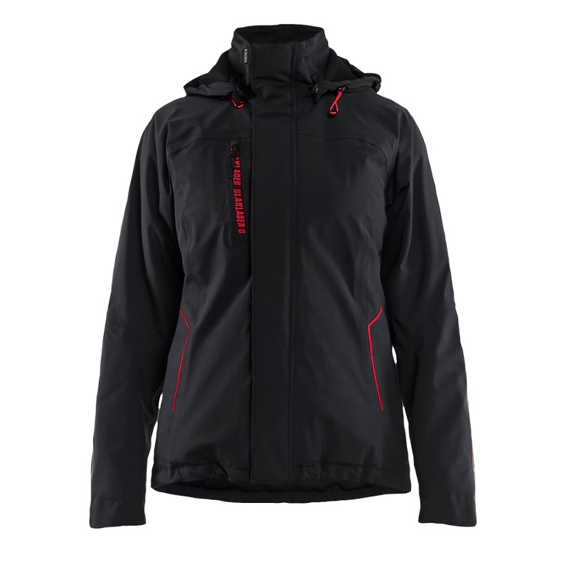 Blaklader Dames Lichtgewicht winterjas 4-weg stretch 44081917 Zwart/Rood 1 / 5