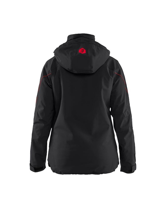 Blaklader Dames Lichtgewicht winterjas 4-weg stretch 44081917 Zwart/Rood 3 / 5