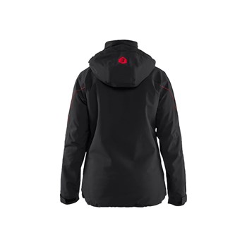 Blaklader Dames Lichtgewicht winterjas 4-weg stretch 44081917 Zwart/Rood 3 / 5