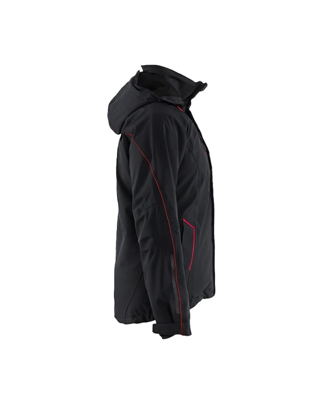 Blaklader Dames Lichtgewicht winterjas 4-weg stretch 44081917 Zwart/Rood 4 / 5