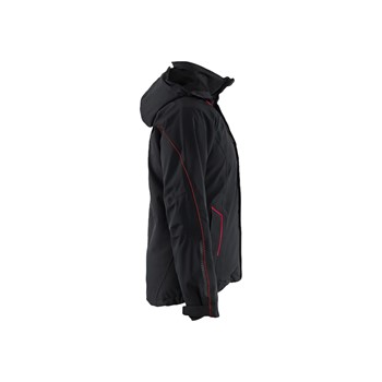 Blaklader Dames Lichtgewicht winterjas 4-weg stretch 44081917 Zwart/Rood 4 / 5