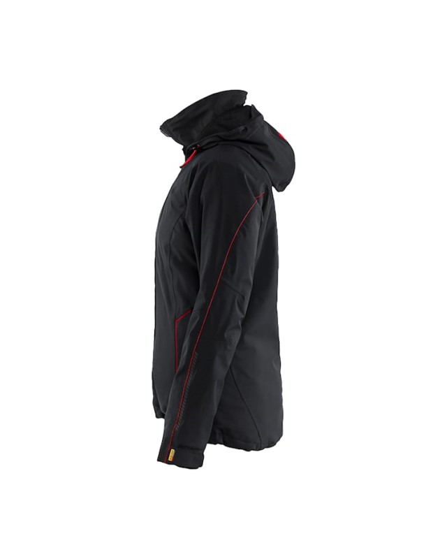 Blaklader Dames Lichtgewicht winterjas 4-weg stretch 44081917 Zwart/Rood 5 / 5