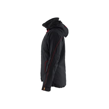 Blaklader Dames Lichtgewicht winterjas 4-weg stretch 44081917 Zwart/Rood 5 / 5