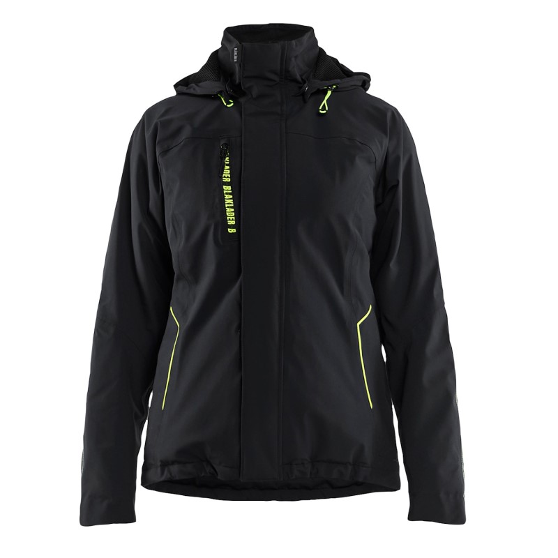 Blaklader Dames Lichtgewicht winterjas 4-weg stretch 44081917 Zwart Hi-Vis Geel 1 / 5