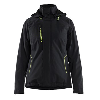 Blaklader Dames Lichtgewicht winterjas 4-weg stretch 44081917 Zwart Hi-Vis Geel 1 / 5
