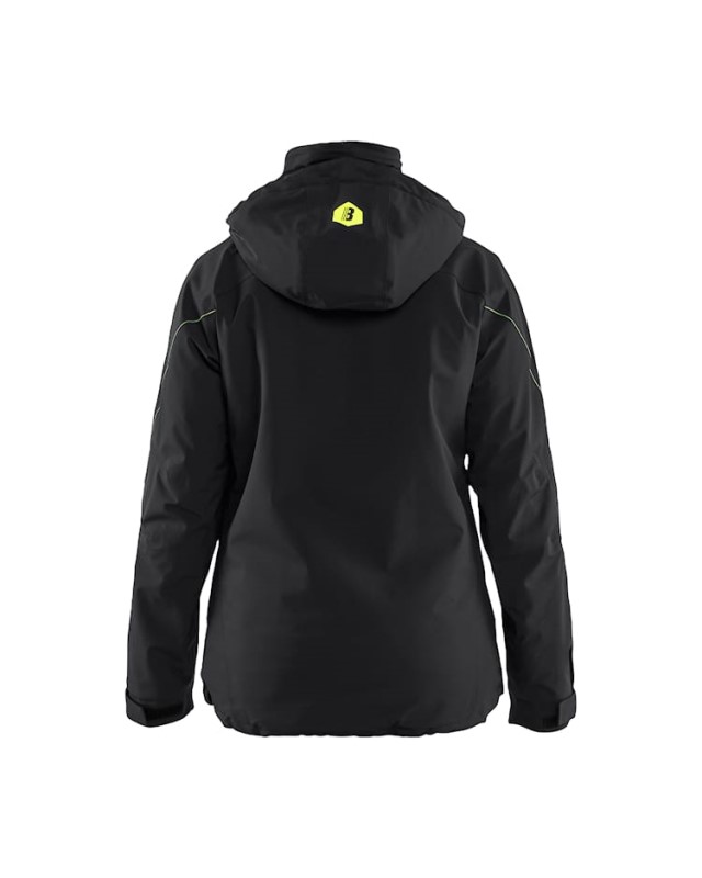 Blaklader Dames Lichtgewicht winterjas 4-weg stretch 44081917 Zwart Hi-Vis Geel 2 / 5