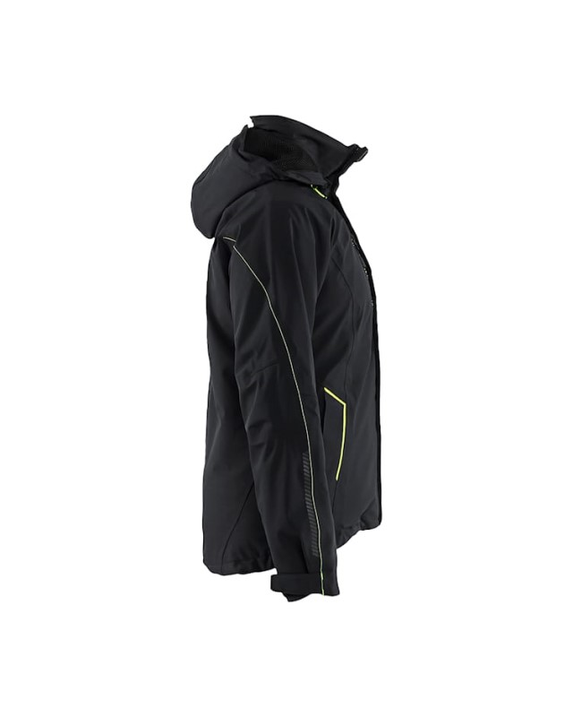 Blaklader Dames Lichtgewicht winterjas 4-weg stretch 44081917 Zwart Hi-Vis Geel 4 / 5