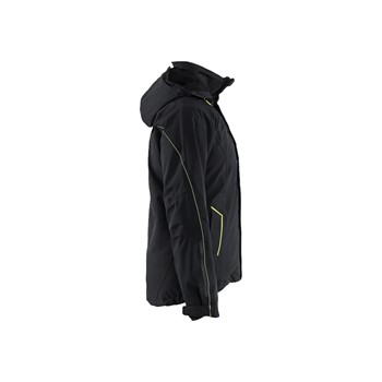 Blaklader Dames Lichtgewicht winterjas 4-weg stretch 44081917 Zwart Hi-Vis Geel 4 / 5