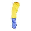 Dolfing Extended blue gloves elasticised sleeves 1 / 4