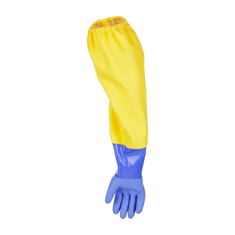 Dolfing Extended blue gloves elasticised sleeves 3 / 4