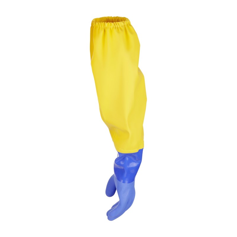 Dolfing Extended blue gloves elasticised sleeves 4 / 4