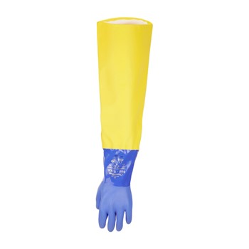 Dolfing Extended blue gloves without elasticised sleeves 1 / 4