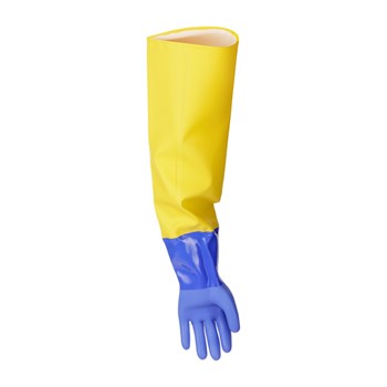 Dolfing Extended blue gloves without elasticised sleeves 4 / 4