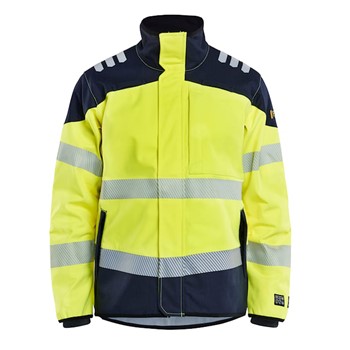 Blaklader Multinorm softshell jack 49481560 Hi-Vis Geel / Marine 1 / 5