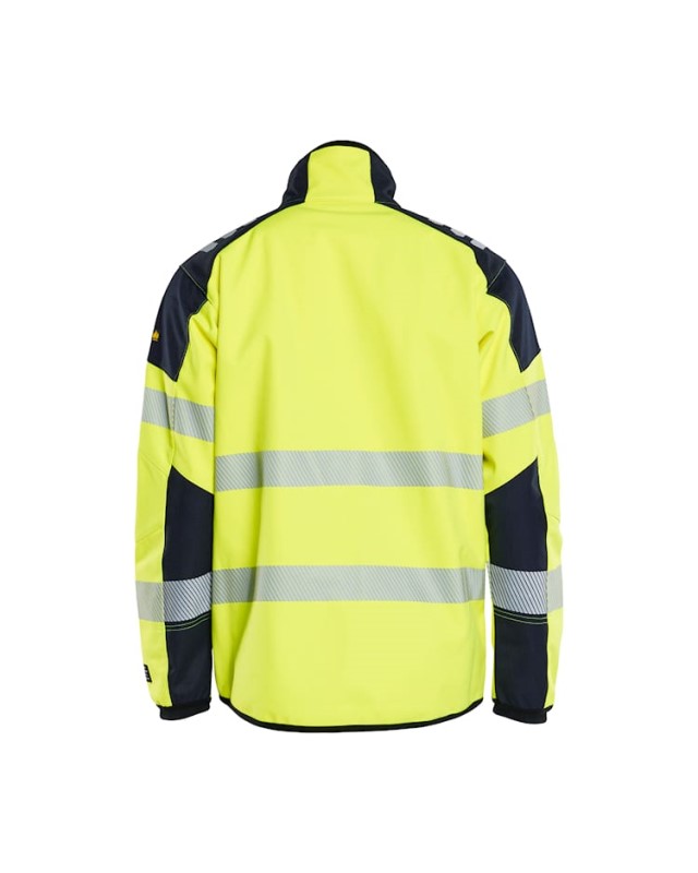 Blaklader Multinorm softshell jack 49481560 Hi-Vis Geel / Marine 2 / 5