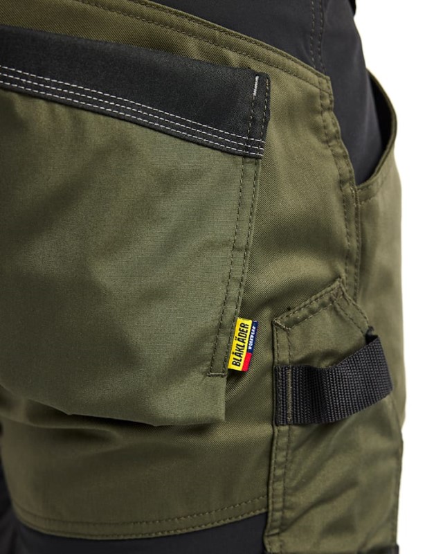Blåkläder Korte Broek 2-weg 17531832 Donker Herfstgroen/Zwart 5 / 5