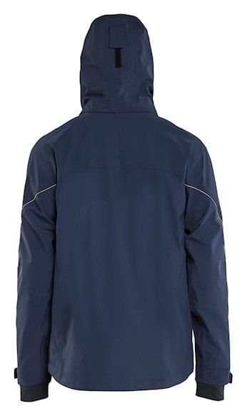 Blaklader Shell Jack Stretch 733050994 Donkerblauw/High Vis Geel 3 / 4
