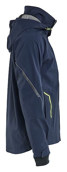 Blaklader Shell Jack Stretch 733050994 Donkerblauw/High Vis Geel 4 / 4