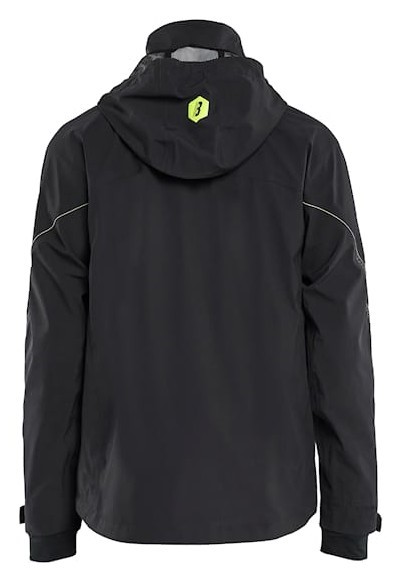 Blaklader Shell Jack Stretch 733050994 Zwart/High Vis Geel 2 / 4