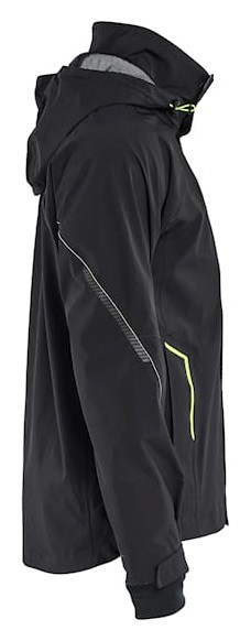 Blaklader Shell Jack Stretch 733050994 Zwart/High Vis Geel 4 / 4
