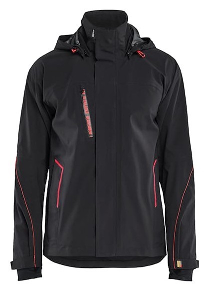 Blaklader Shell Jack Stretch 733050994 Zwart/Rood 1 / 4