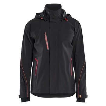 Blaklader Shell Jack Stretch 733050994 Zwart/Rood 1 / 4