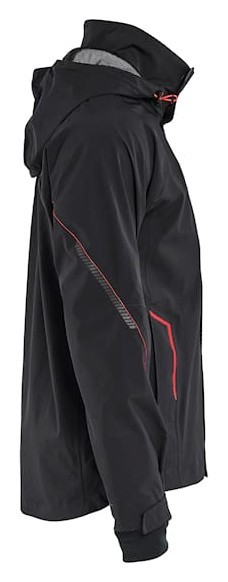 Blaklader Shell Jack Stretch 733050994 Zwart/Rood 4 / 4