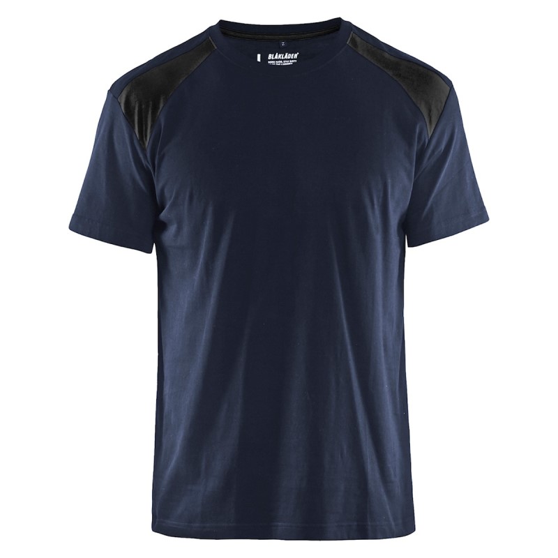 Blaklader T-shirt 33791030 Donker marineblauw/Zwart 1 / 4