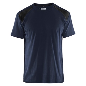 Blaklader T-shirt 33791030 Donker marineblauw/Zwart 1 / 4