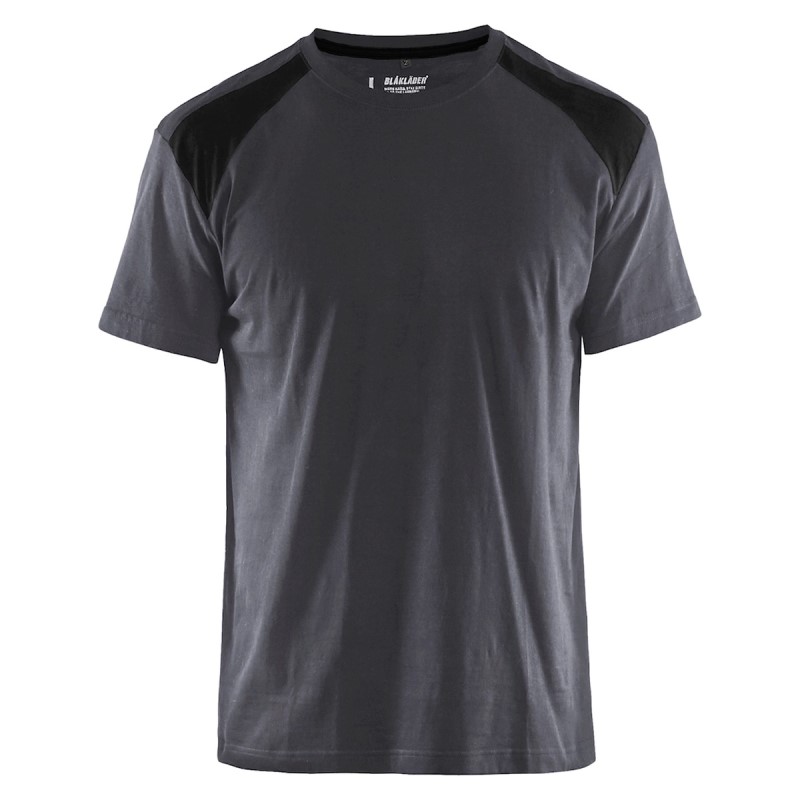 Blaklader T-shirt 33791030 Medium grijs/Zwart 1 / 4