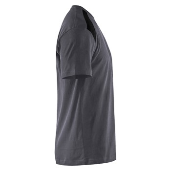Blaklader T-shirt 33791030 Medium grijs/Zwart 3 / 4