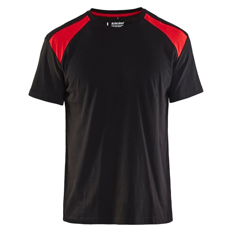 Blaklader T-shirt 33791030 Zwart/Rood 1 / 4