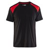 Blaklader T-shirt 33791030 Zwart/Rood 1 / 4