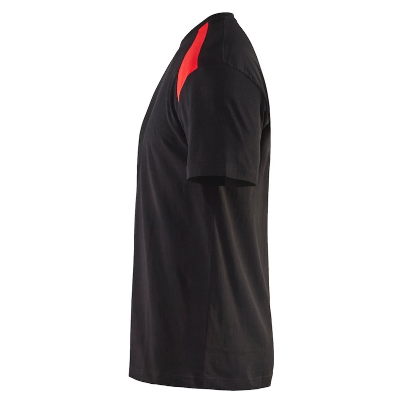 Blaklader T-shirt 33791030 Zwart/Rood 4 / 4