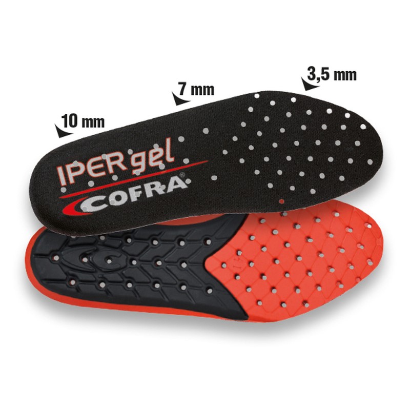 Cofra Iper Gel Zwart/Rood 1 / 1